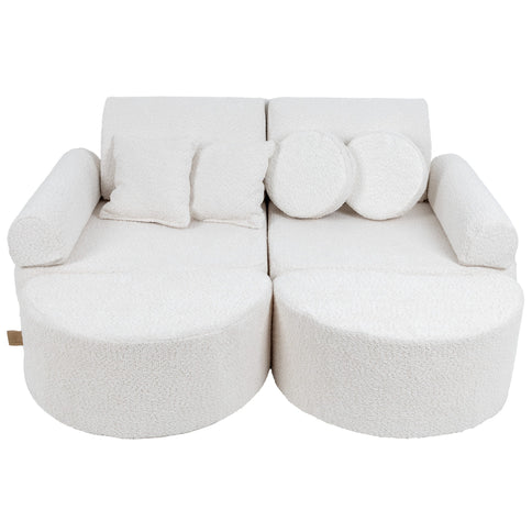 MeowBaby Ficksoffa Max, Boucle, Vit