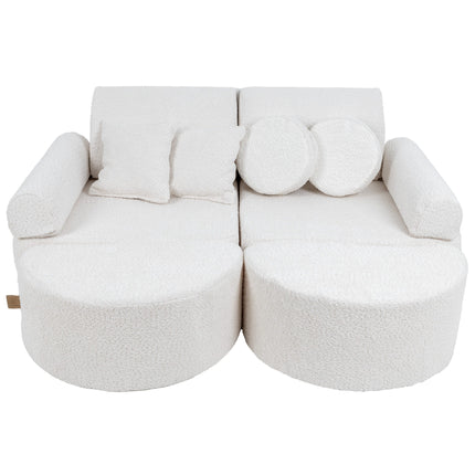 MeowBaby Ficksoffa Max, Boucle, Vit