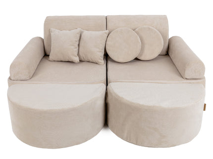 MeowBaby Ficksoffa Max, Slimcord, Ecru