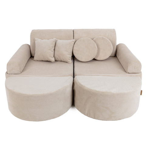 MeowBaby Ficksoffa Max, Slimcord, Ecru