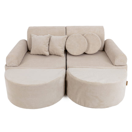 MeowBaby Ficksoffa Max, Slimcord, Ecru