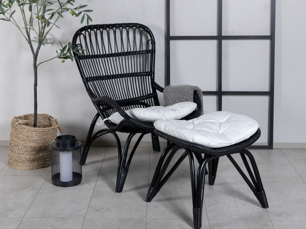 Venture Home Ella Loungefåtölj Svart