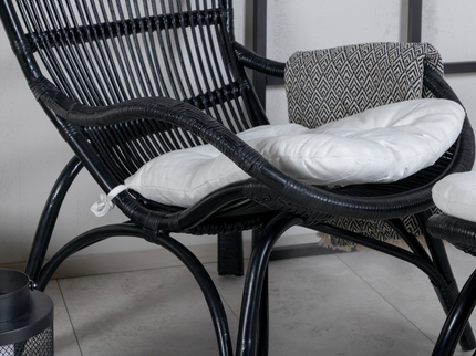 Venture Home Ella Loungefåtölj Svart