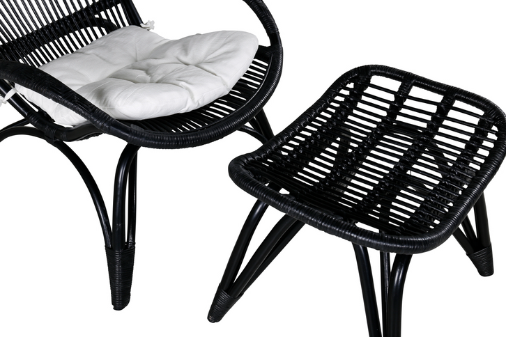 Venture Home Ella Loungefåtölj Svart