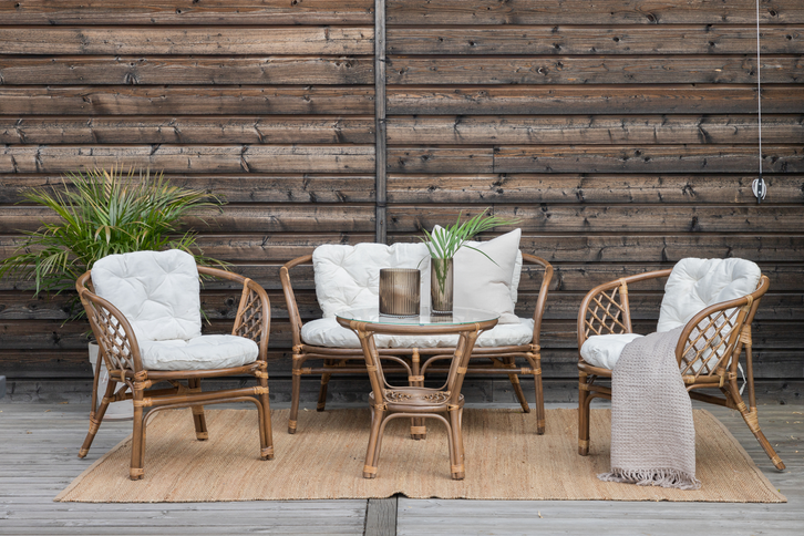 Venture Home Wera Loungeset Mörk Valnöt Utomhus
