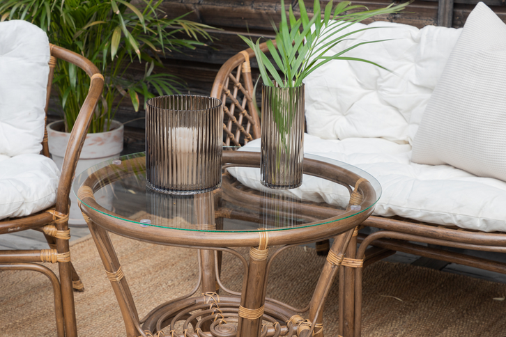 Venture Home Wera Loungeset Mörk Valnöt Utomhus