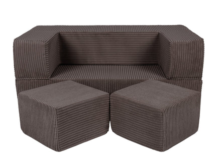 MeowBaby Cube Soffa, Brun