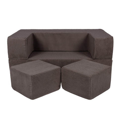MeowBaby Cube Soffa, Brun