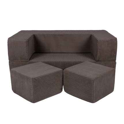 MeowBaby Cube Soffa, Brun