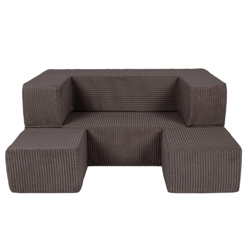 MeowBaby Cube Soffa, Brun