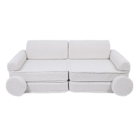 MeowBaby Bearly Premium Soffa, Vit