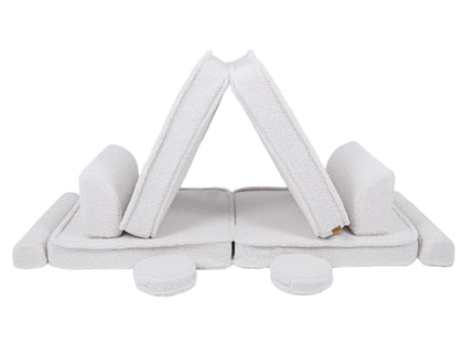 MeowBaby Bearly Premium Soffa, Vit
