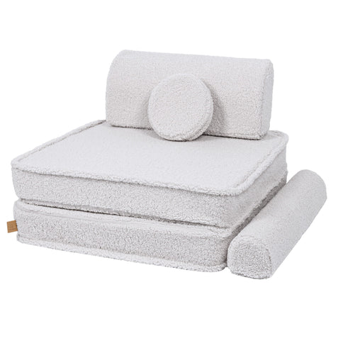 MeowBaby Bearly Premium Soffa, Vit
