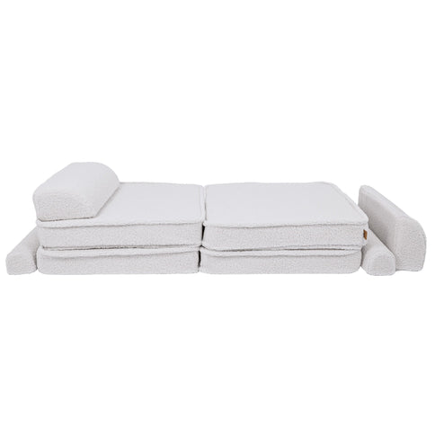 MeowBaby Bearly Premium Soffa, Vit