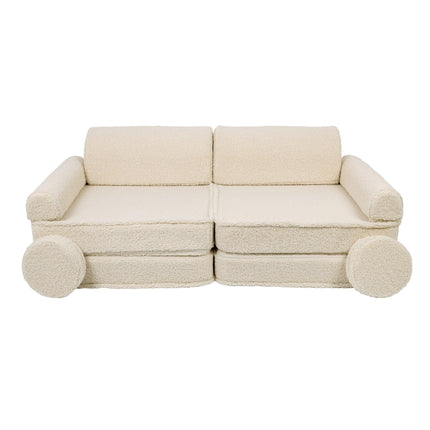 MeowBaby Bearly Premium Sofa, Cream