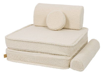 MeowBaby Bearly Premium Sofa, Cream