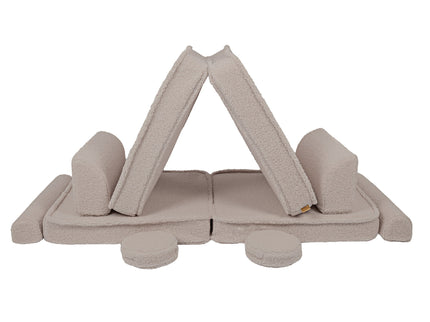 MeowBaby Bearly Premium Soffa, Ljusgrå
