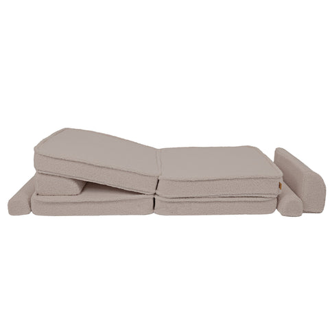 MeowBaby Bearly Premium Soffa, Ljusgrå