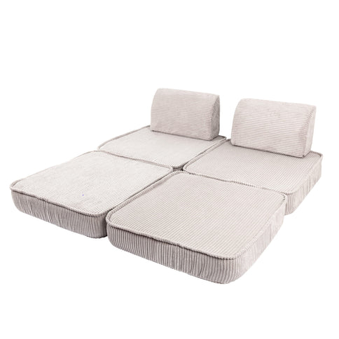 MeowBaby Pocket Sofa Basic Ecru