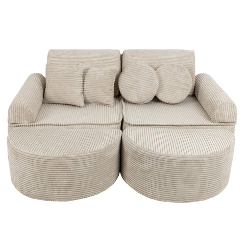 MeowBaby Pocket Sofa Max Ecru