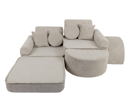 MeowBaby Pocket Sofa Max Ecru