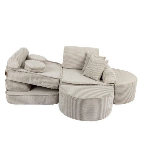 MeowBaby Pocket Sofa Max Ecru