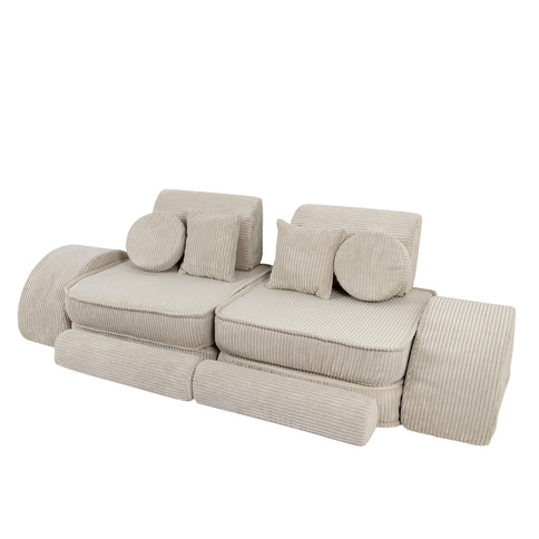 MeowBaby Pocket Sofa Max Ecru
