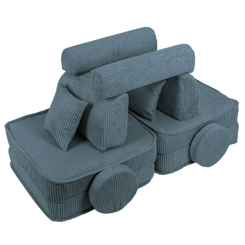 MeowBaby Pocket Sofa Plus turquise