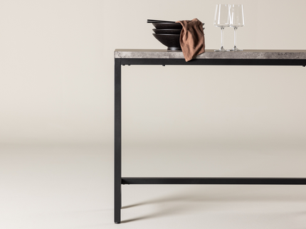 Venture Home Rise Sidobord 80 x 110 x 30 Svart