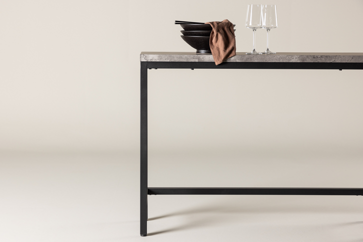 Venture Home Rise Sidobord 80 x 110 x 30 Svart