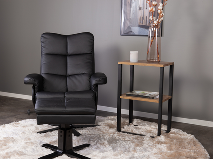 Venture Home Rise Sängbord 70 x 45 x 30 Svart/Brun