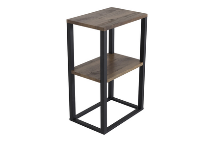 Venture Home Rise Sängbord 70 x 45 x 30 Svart/Brun
