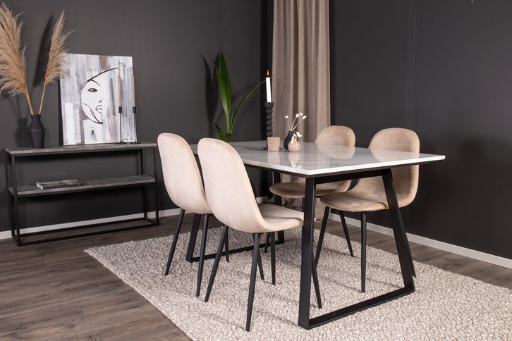 Venture Home Rise Sidobord 70 x 110 x 30 Svart