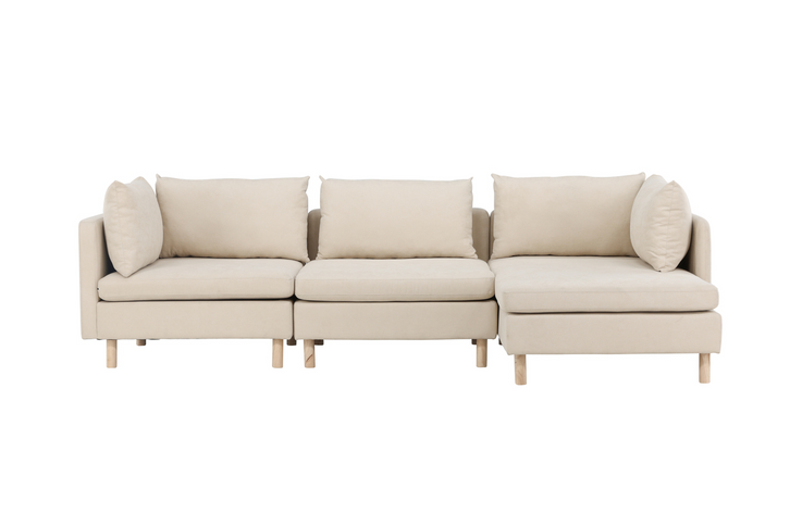 Venture Home Zero 3-sits Soffa Beige 277x83