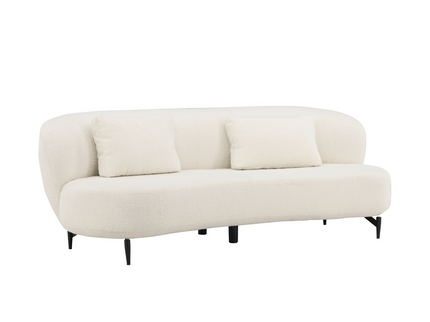 Venture Home Luna 3-Sits Soffa Vit