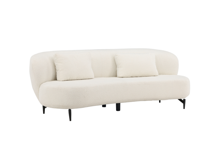 Venture Home Luna 3-Sits Soffa Vit