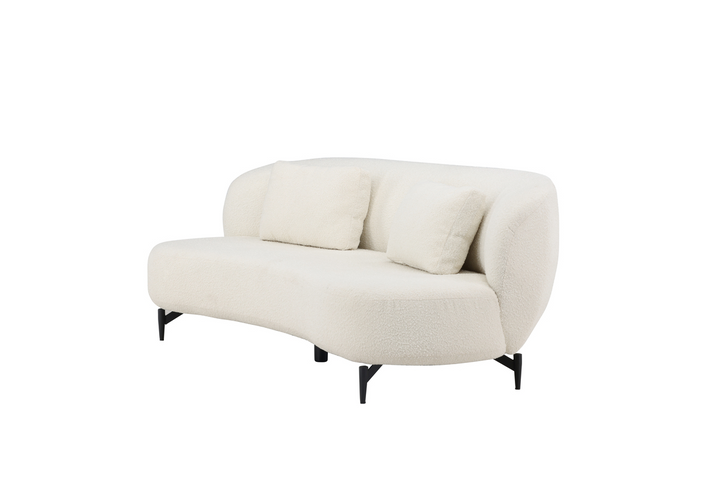 Venture Home Luna 3-Sits Soffa Vit