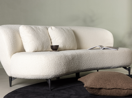 Venture Home Luna 3-Sits Soffa Vit