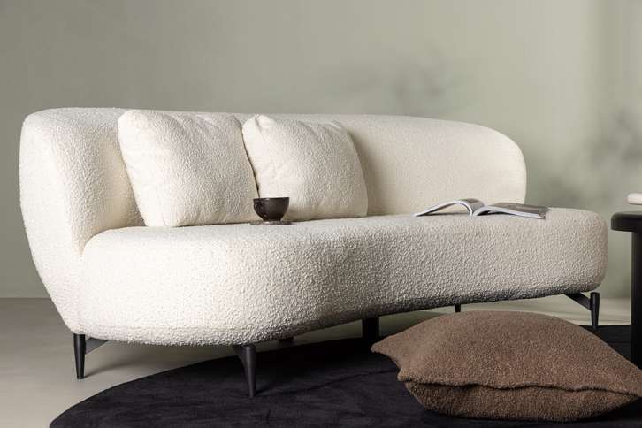 Venture Home Luna 3-Sits Soffa Vit