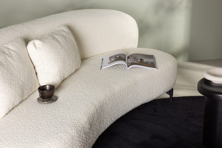 Venture Home Luna 3-Sits Soffa Vit