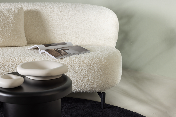 Venture Home Luna 3-Sits Soffa Vit