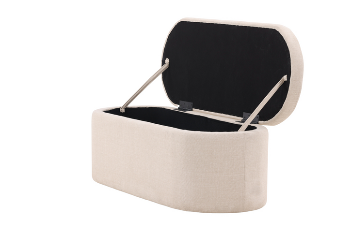 Venture Home Potenza Ottoman 50 x 130 x 47 Off-white