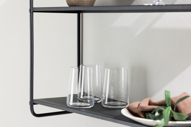 Venture Home Lyon Vägghylla 62 x 63 Svart