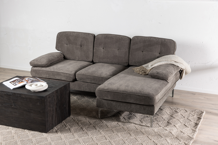 Venture Home Remis 3-Sits Soffa Mörkgrå