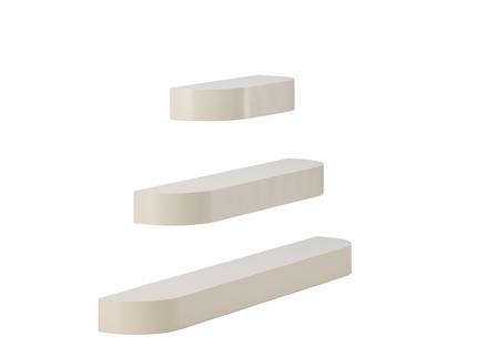 Venture Home Glow Vägghylla Glow 3-pack Beige