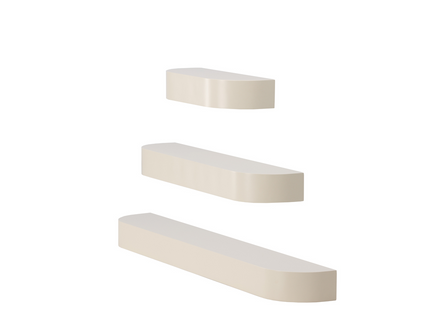 Venture Home Glow Vägghylla Glow 3-pack Beige