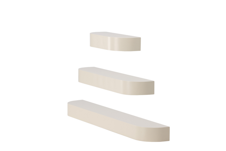 Venture Home Glow Vägghylla Glow 3-pack Beige