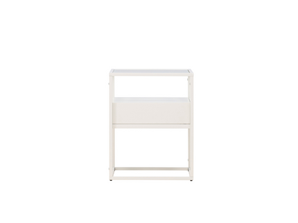 Venture Home Fortaleza Sidobord 40 x 40 Vit