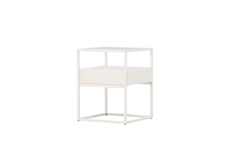 Venture Home Fortaleza Sidobord 40 x 40 Vit
