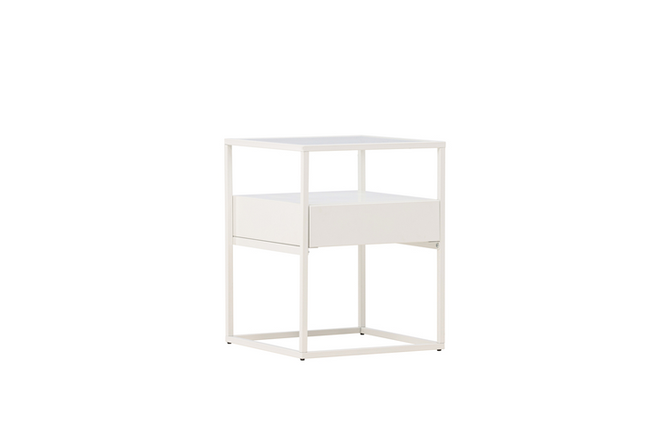 Venture Home Fortaleza Sidobord 40 x 40 Vit